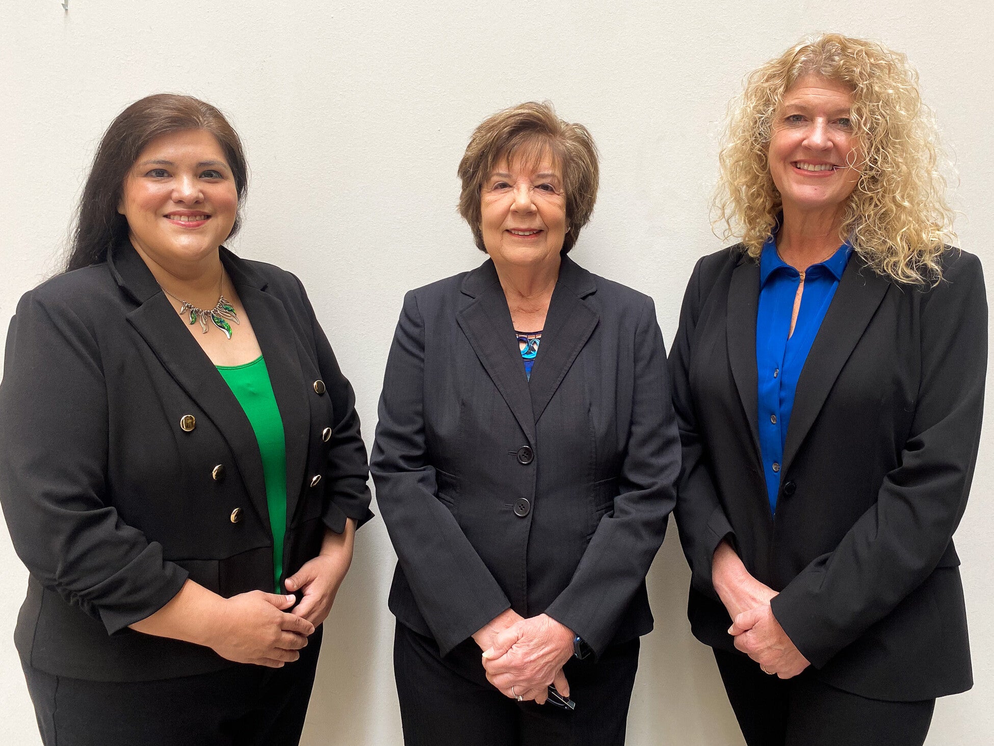 Group photo of CSR Education and Outreach Team Celena Miller, Margaret Baguio, and Laura Tomlin.