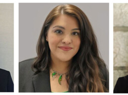 The University of Texas at Austin’s Center for Space Research (UT/CSR) Education and Outreach Department: (L to R): Margaret Baguio, Celena Miller, and Laura Tomlin.